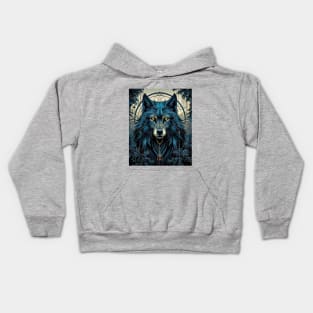 The Blue Wolf Kids Hoodie